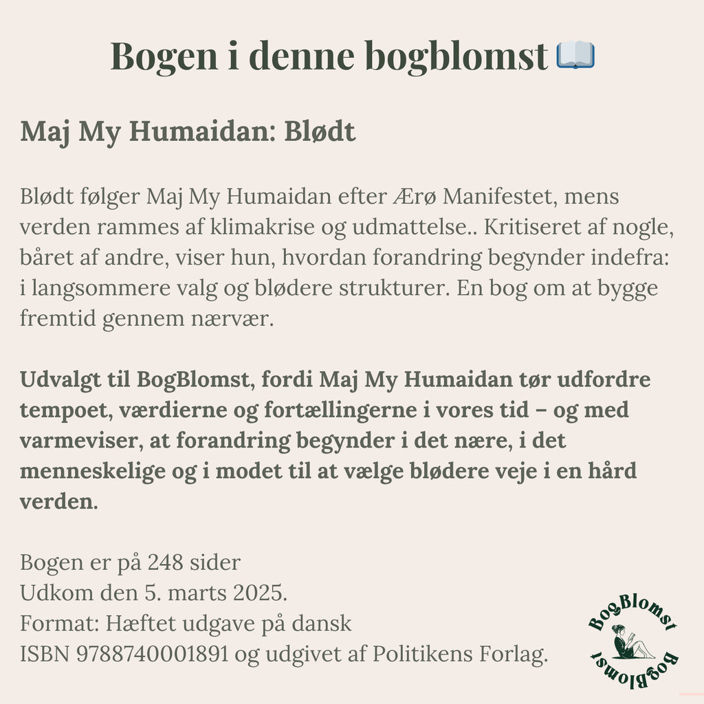 Premium BogBlomst med Maj My Humaidans Blødt