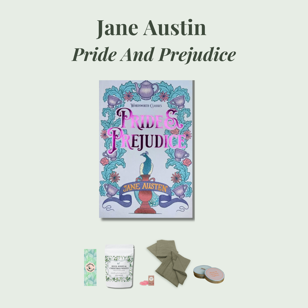 Favorit BogBlomst med Jane Austins Pride and Prejudice