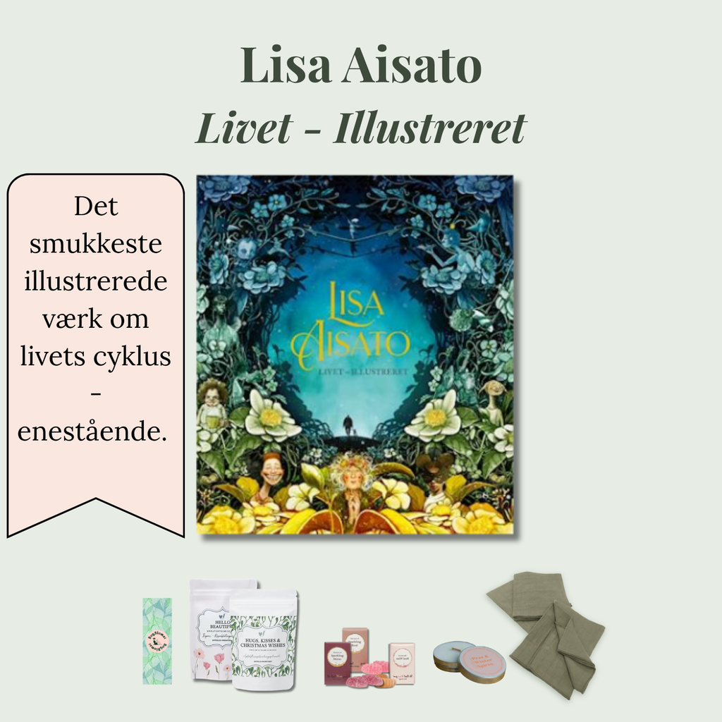 Deluxe BogBlomst med Lisa Aisatos Livet - Illustreret