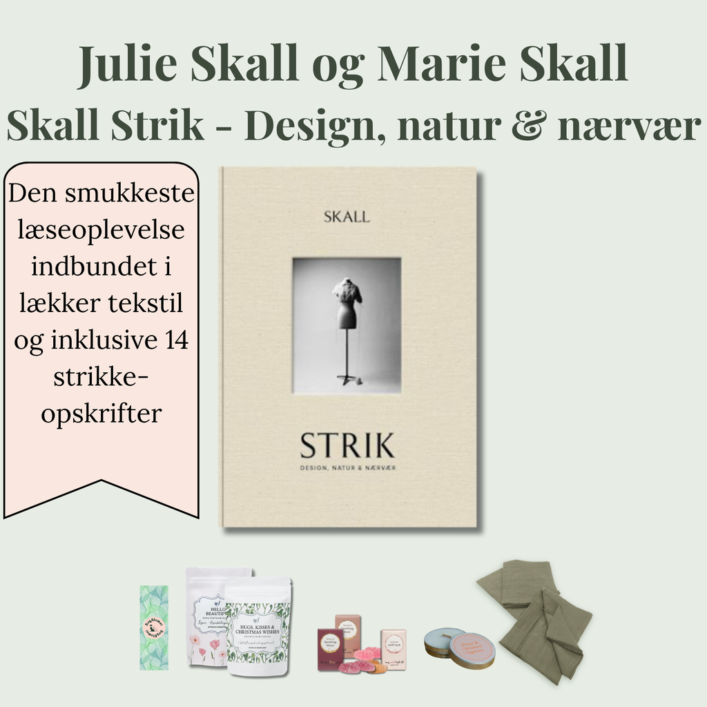 Deluxe BogBlomst med Julie Skall og Marie Skalls SKalls Strik - Design, natur & nærvær